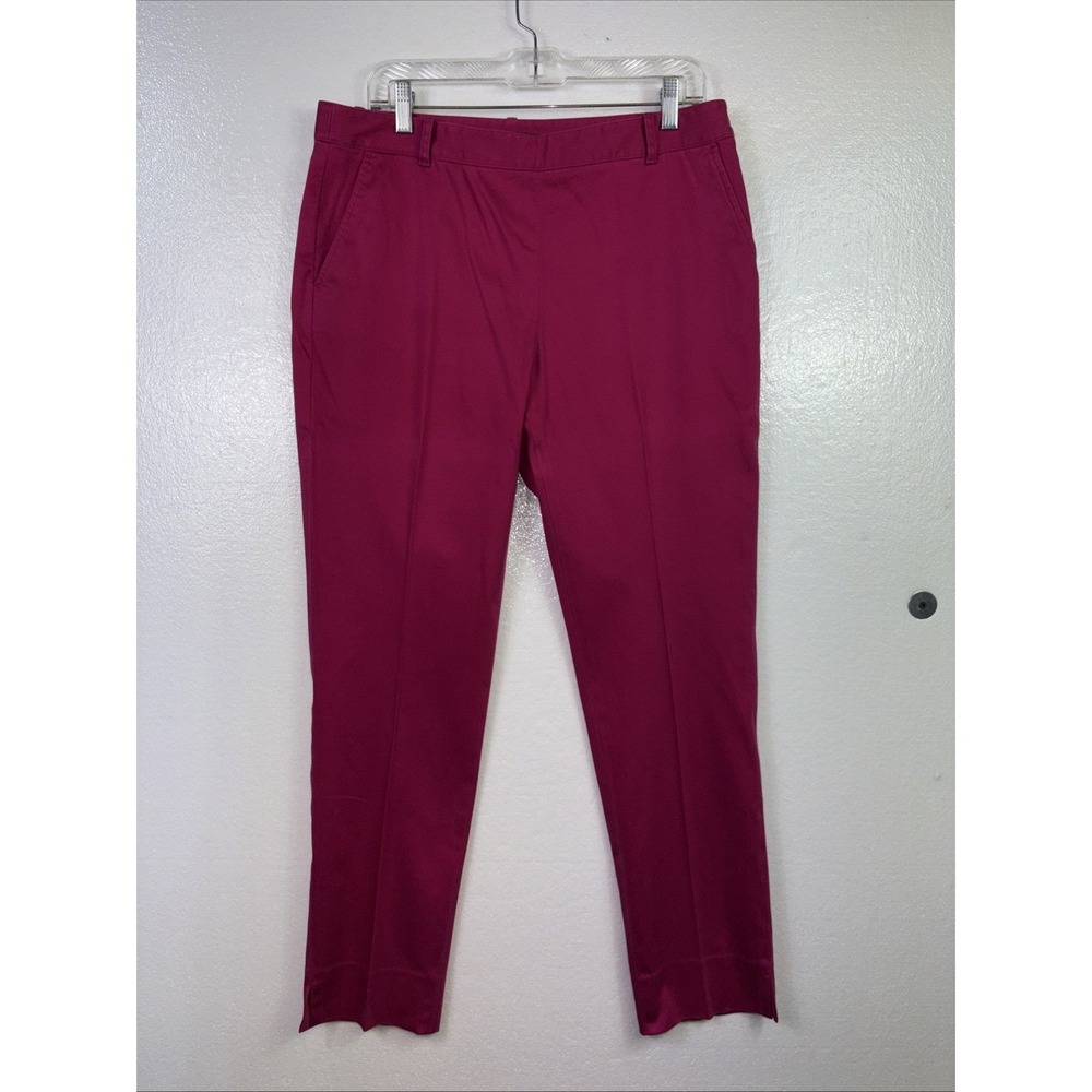 Lauren Ralph Lauren Dress Pants 12 Stretch Womens Pint Zip Pockets Straight leg